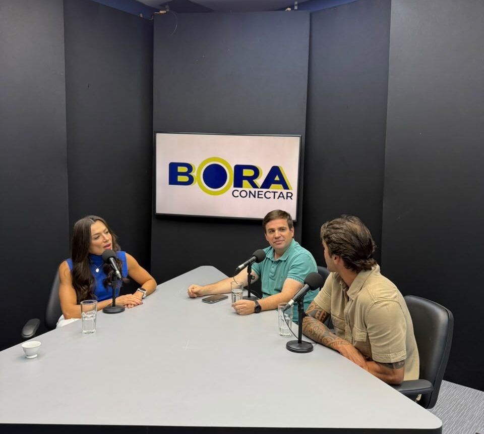 BORA inicia gravações do podcast BORA Conectar com apresentação de Mariana Dias, do Conexão Esportiva